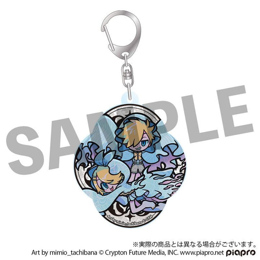 初音ミク（初音未來） デフォルメ亞克力鑰匙扣 アール＆エル款