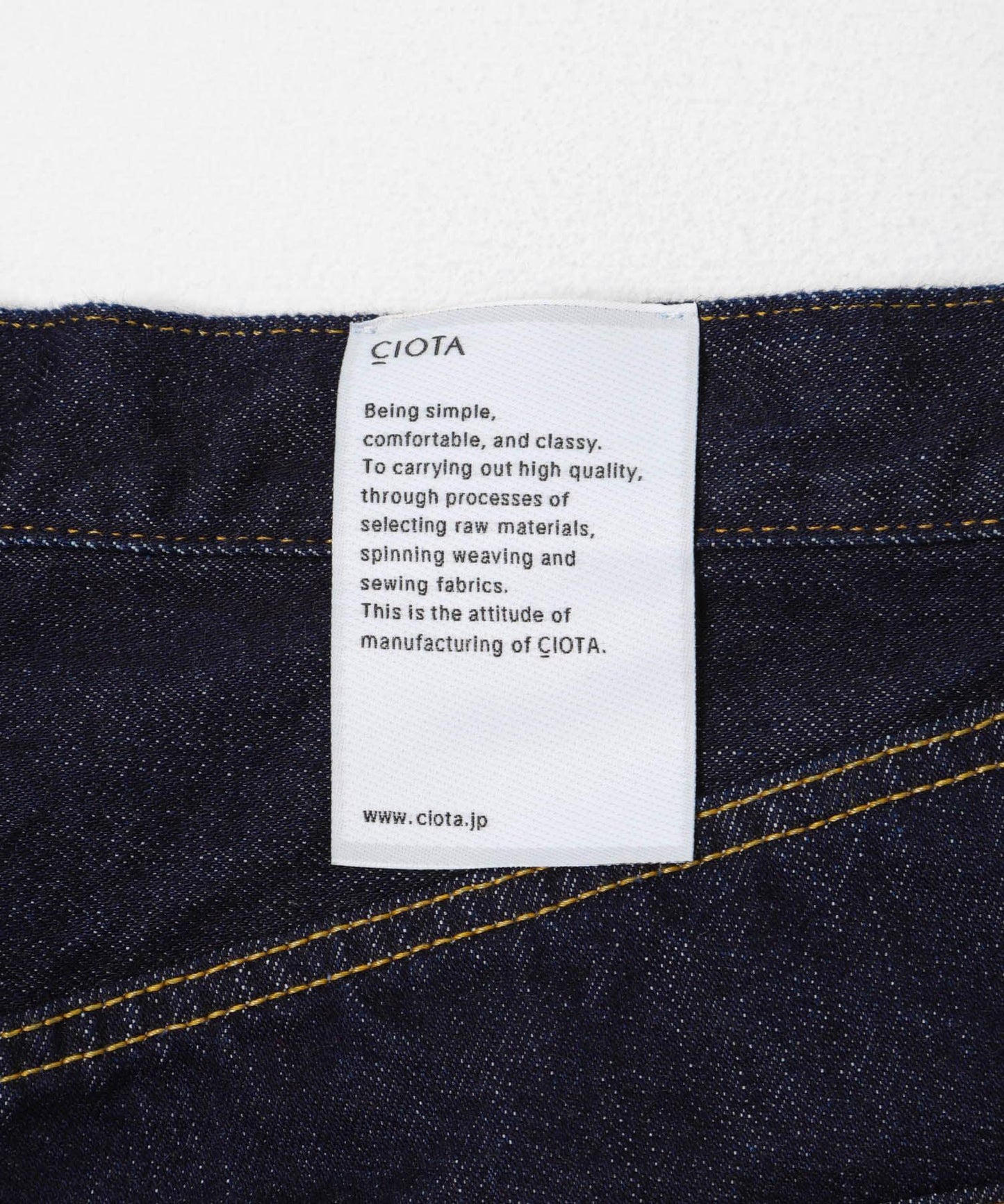 聯名 CIOTA×URBAN RESEARCH STRAIGHT 5 POCKET PANTS 褲子