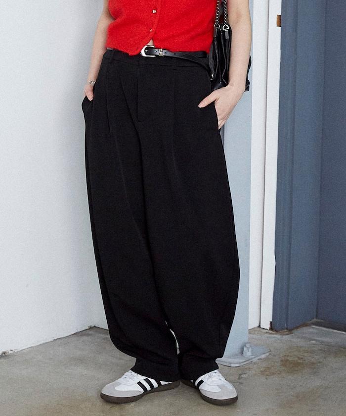 空氣層面料 弧形版型 褲子