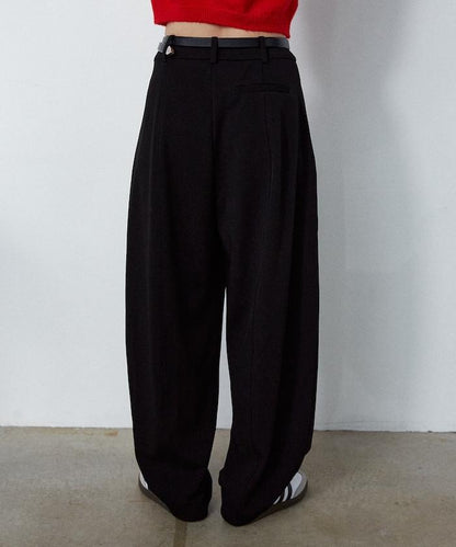 空氣層面料 弧形版型 褲子