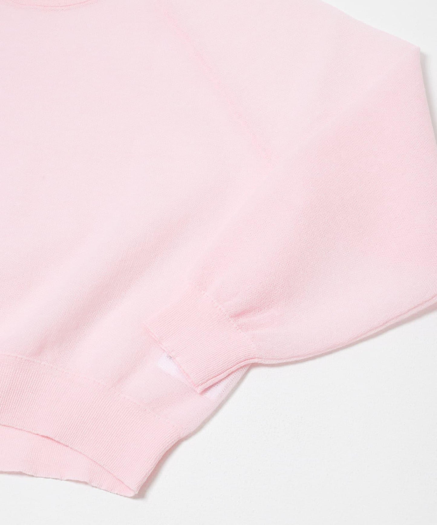 亞麻混海綿感針織上衣