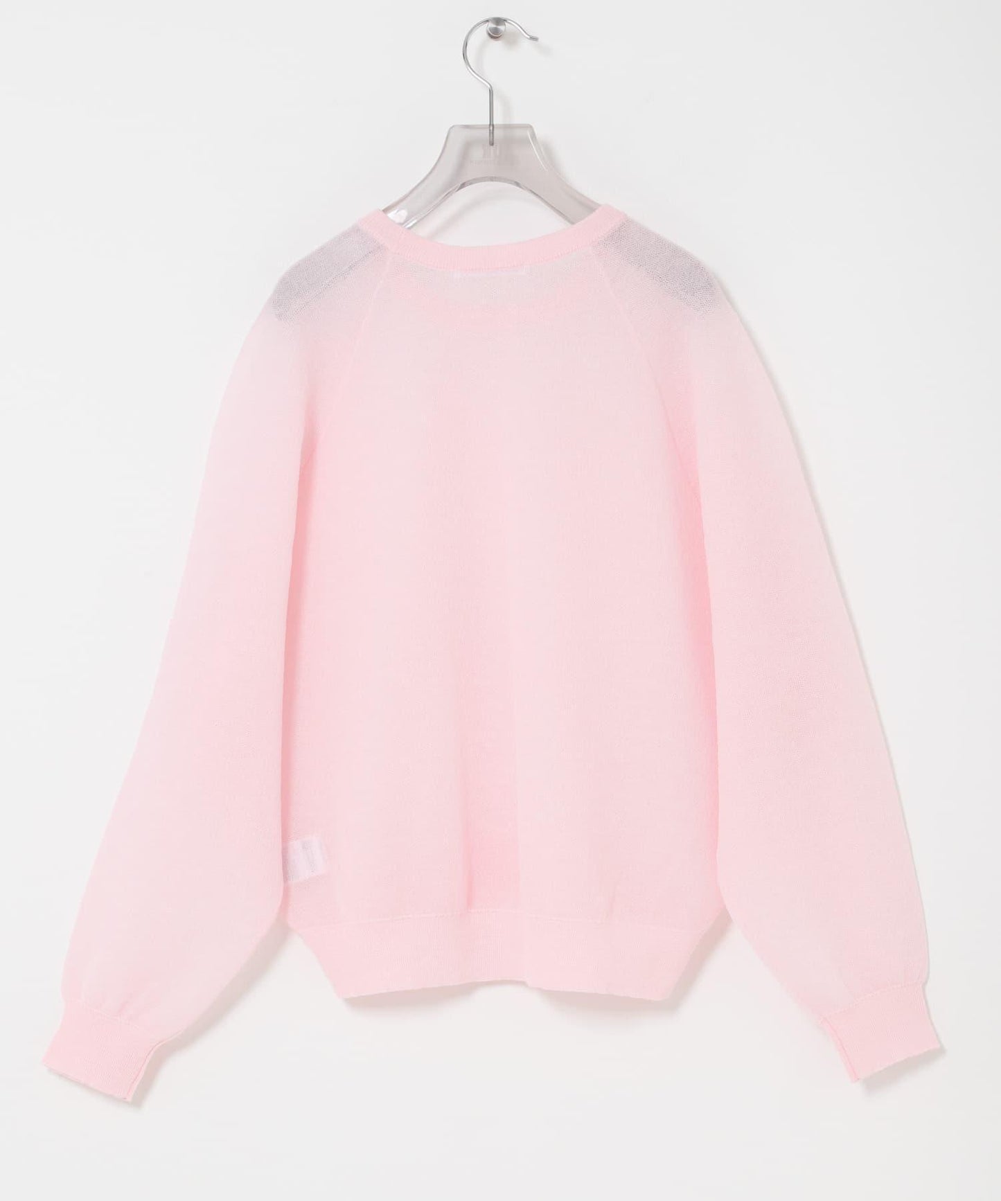 亞麻混海綿感針織上衣