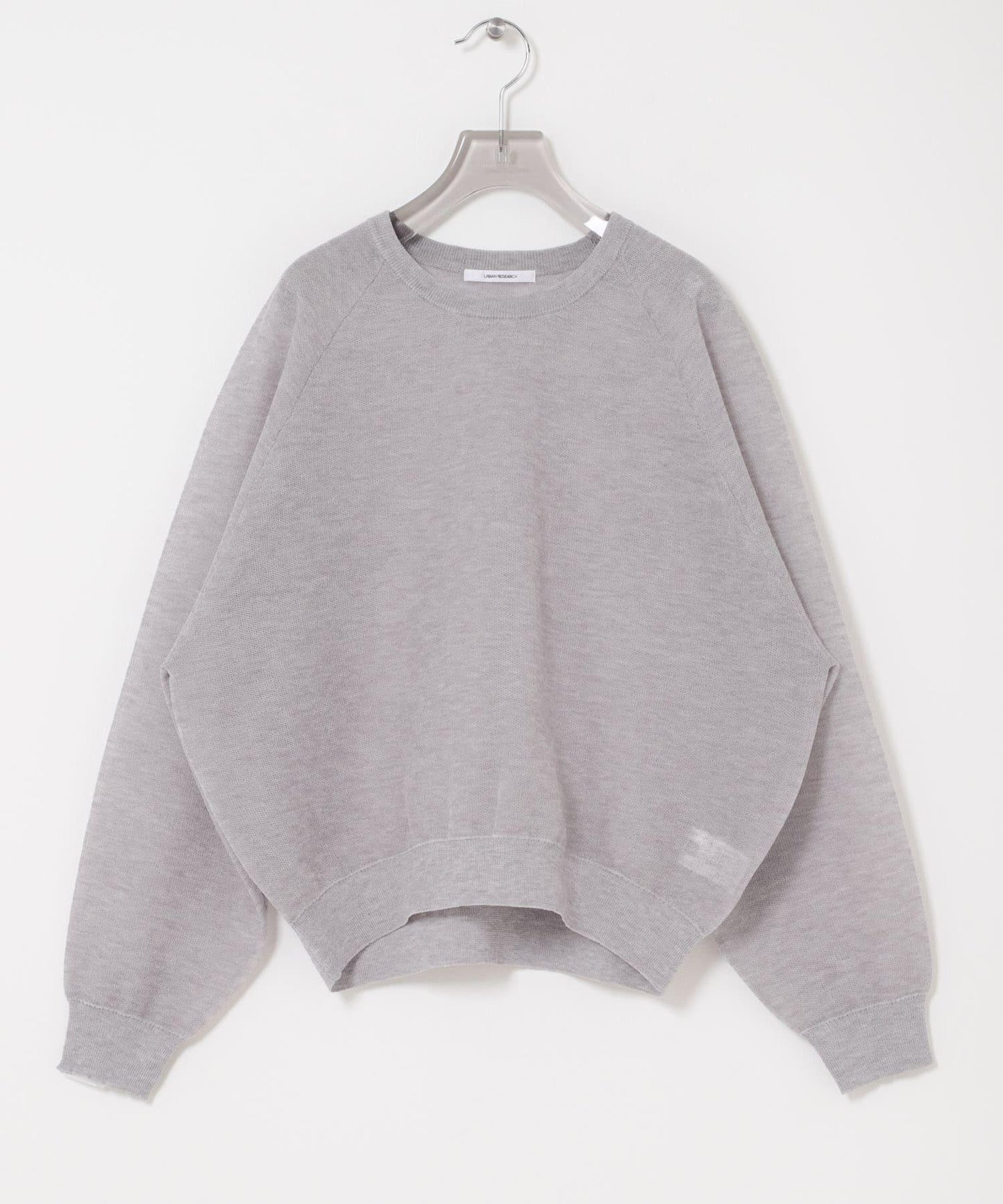 亞麻混海綿感針織上衣