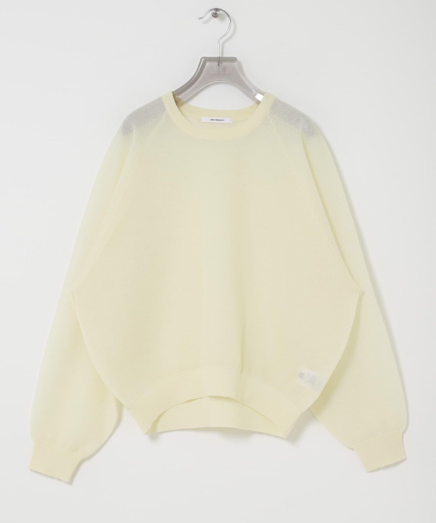 亞麻混海綿感針織上衣