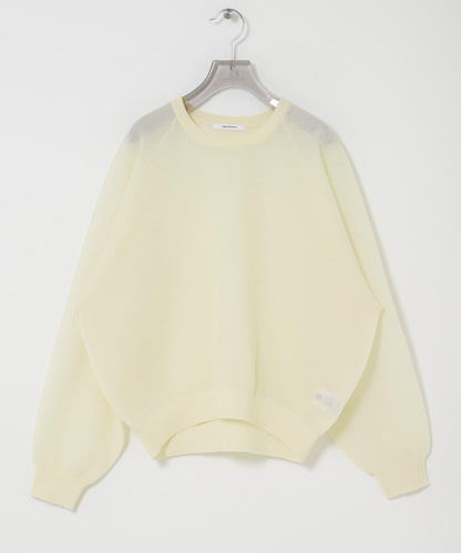 亞麻混海綿感針織上衣