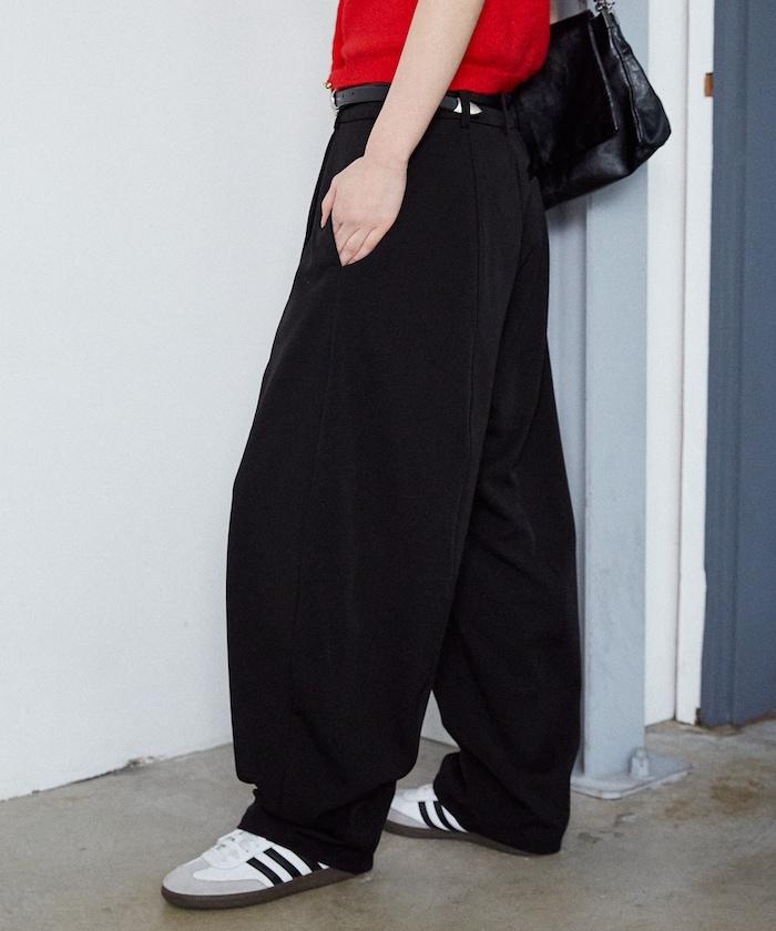 空氣層面料 弧形版型 褲子