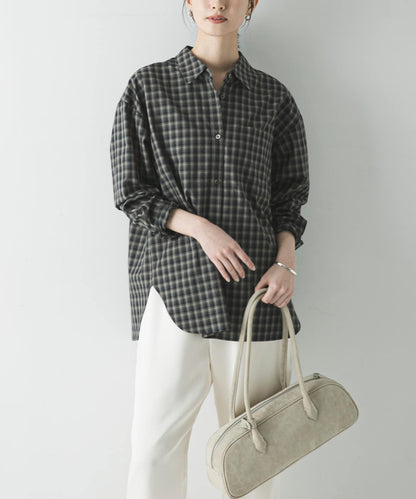 標準領格子襯衫