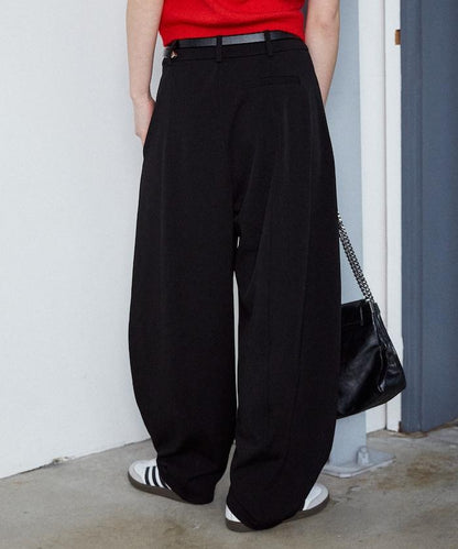 空氣層面料 弧形版型 褲子