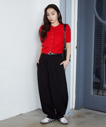 空氣層面料 弧形版型 褲子