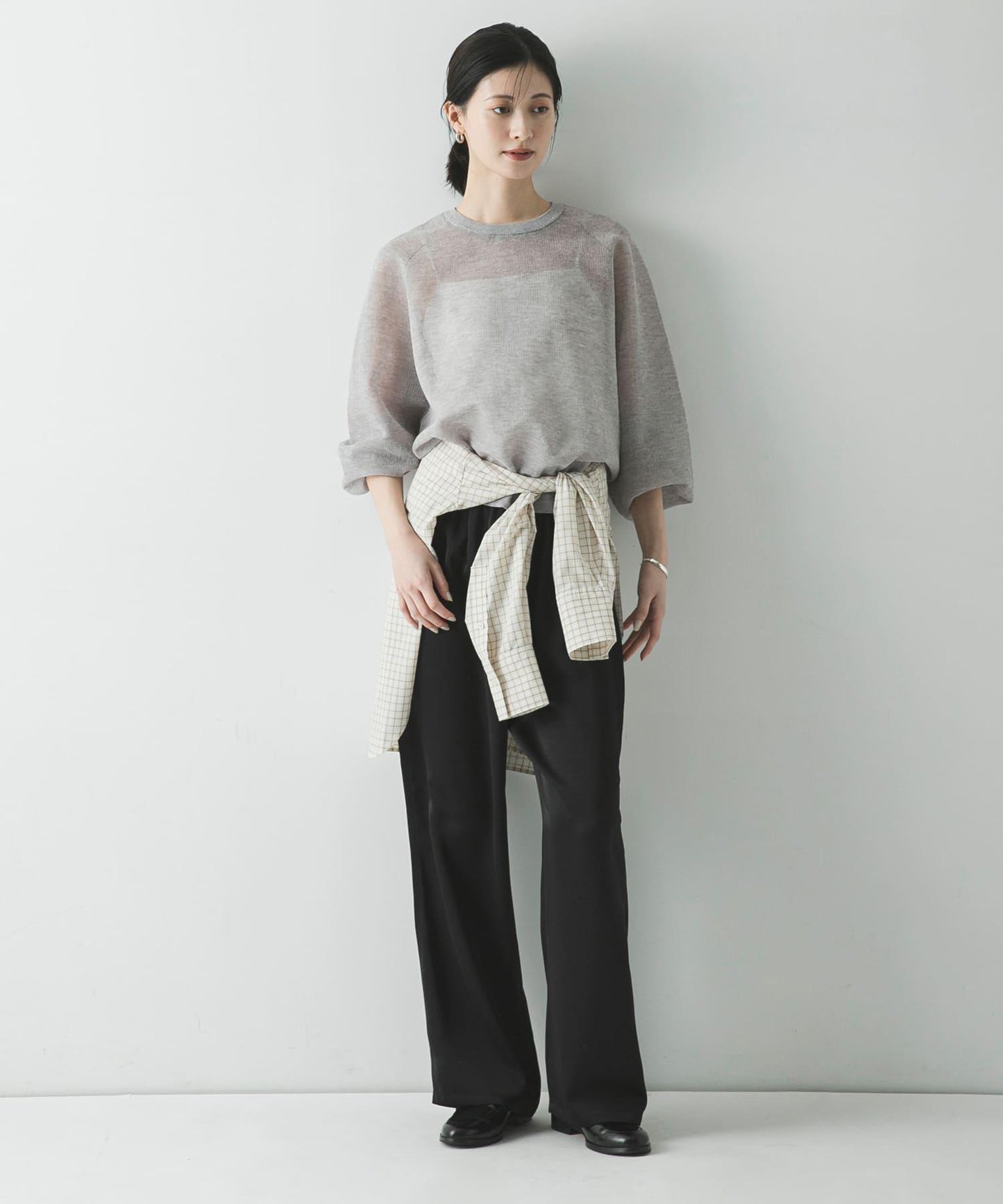 標準領格子襯衫