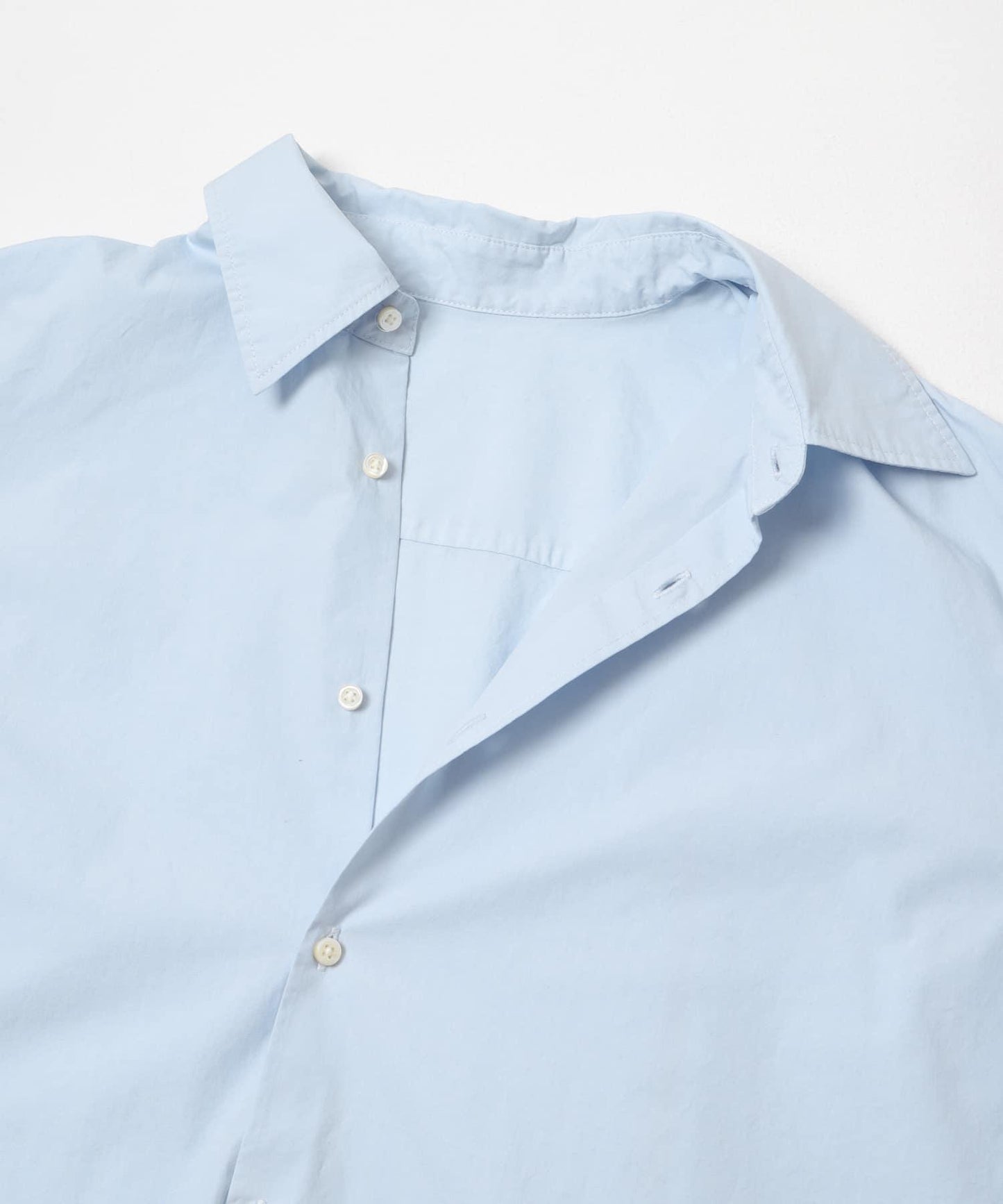 成衣染色棉質寬鬆襯衫