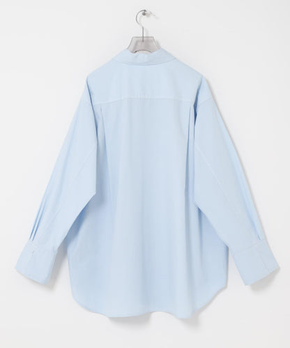 成衣染色棉質寬鬆襯衫