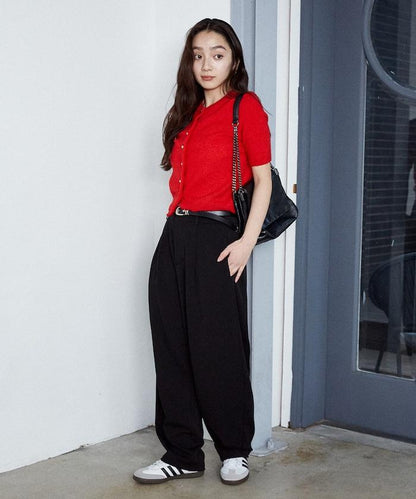 空氣層面料 弧形版型 褲子