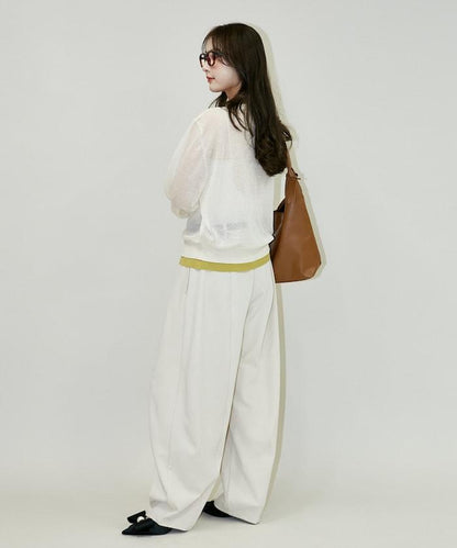 空氣層面料 弧形版型 褲子