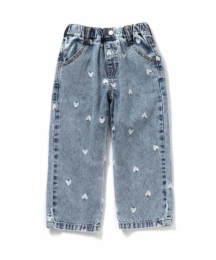 愛心圖案 長款 長褲 10分丈