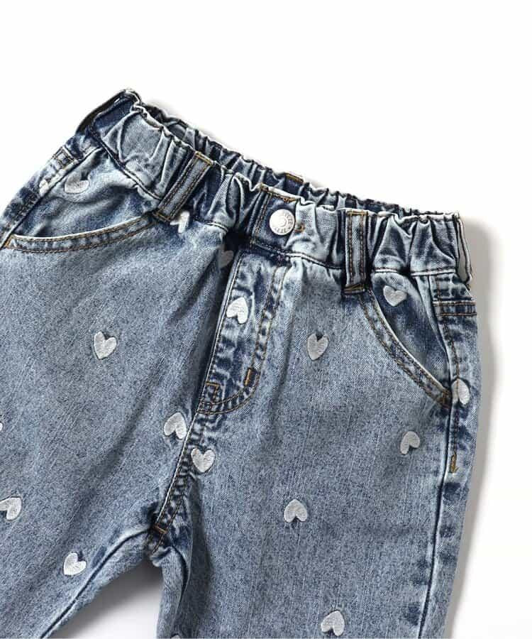 愛心圖案 長款 長褲 10分丈