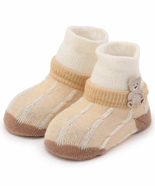 單點圖案疊層設計嬰兒襪