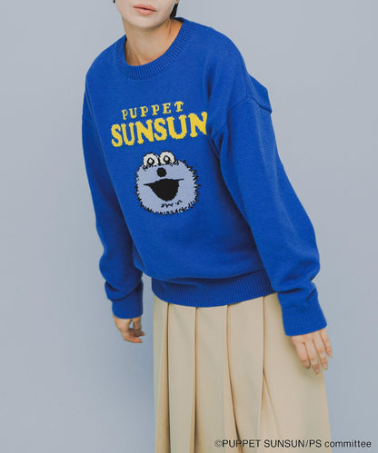男女同款 聯名 SUNSUN×SENSE OF PLACE 提花針織 針織衫