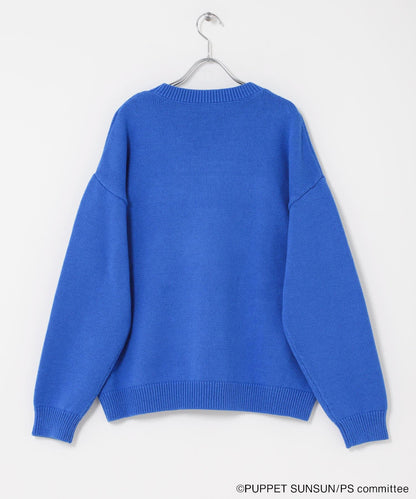 男女同款 聯名 SUNSUN×SENSE OF PLACE 提花針織 針織衫