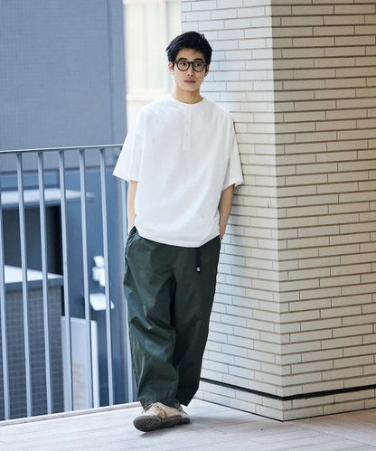 Relax Fit 寬鬆版 亨利領 套頭襯衫