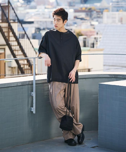 Relax Fit 寬鬆版 亨利領 套頭襯衫