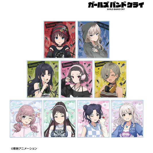 《哭泣少女樂隊》 交易亞克力卡 全套BOX（9包入） Y2Kファッションver. 繪製款