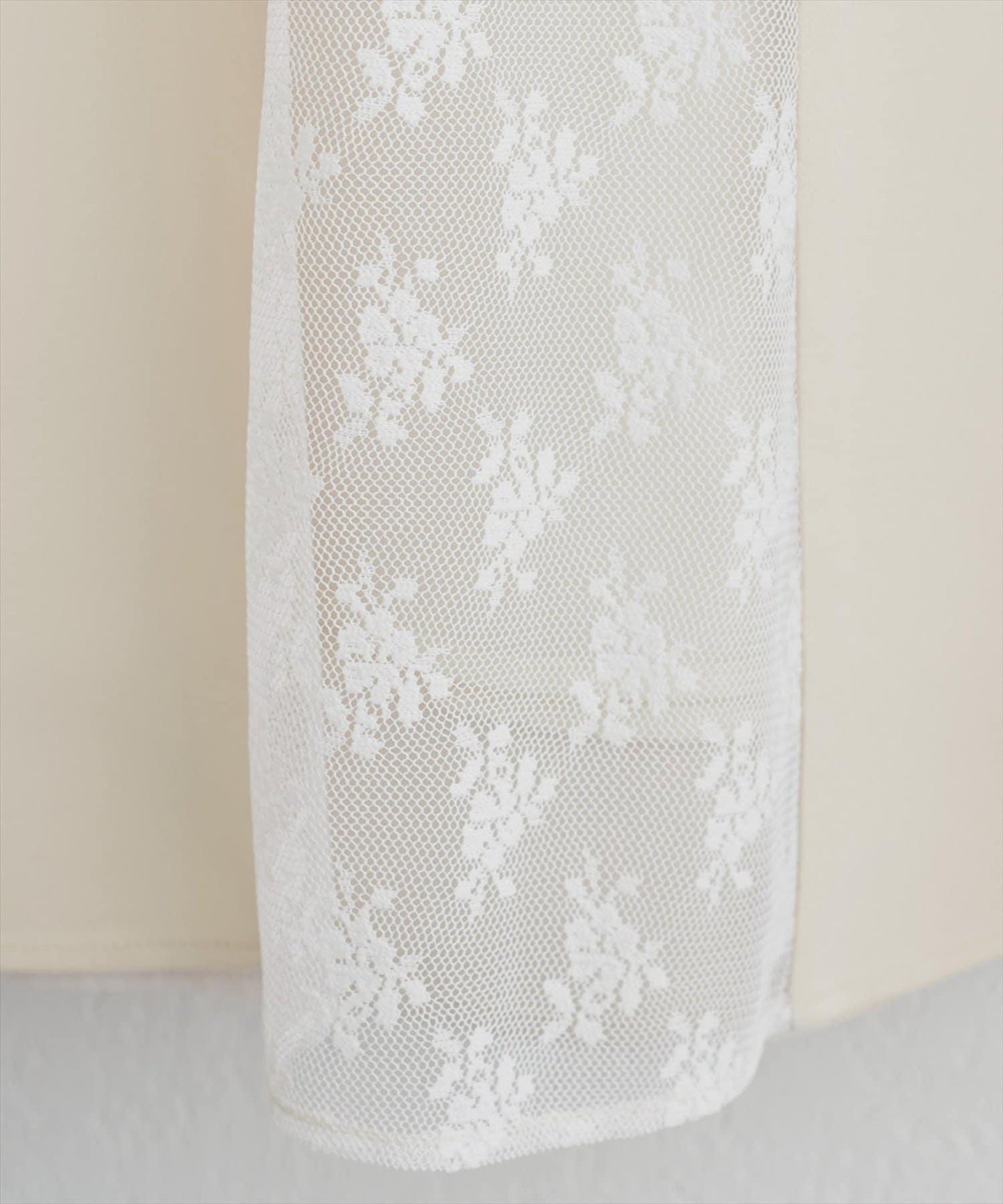 蕾絲拼接 傘擺 半身裙