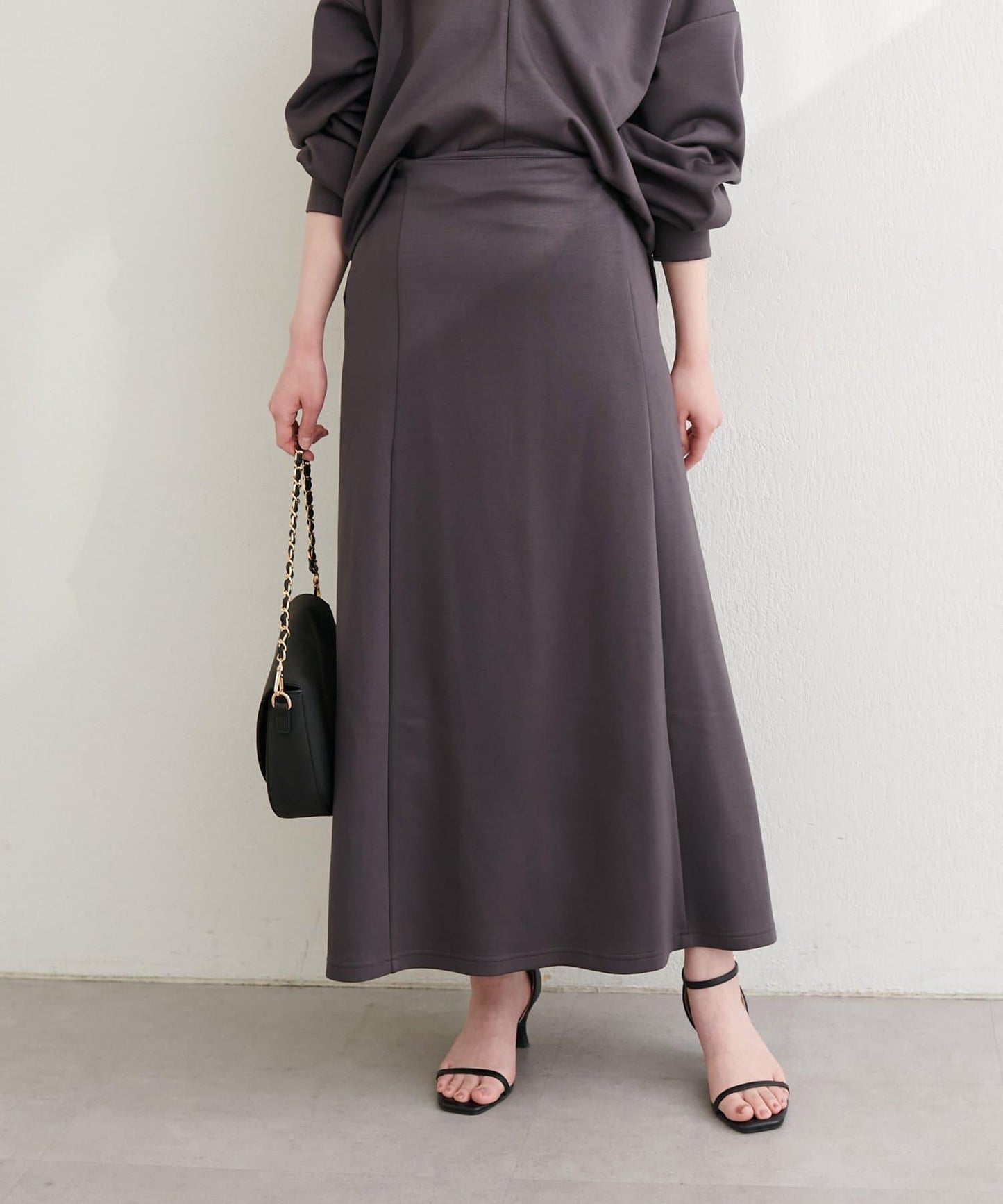 〈ako〉 A字版型 空氣層半身裙