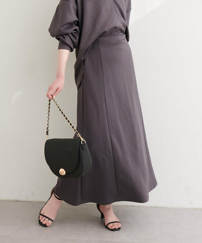 〈ako〉 A字版型 空氣層半身裙