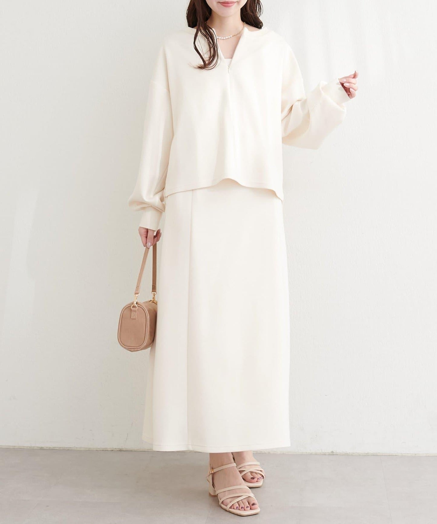 〈ako〉 A字版型 空氣層半身裙