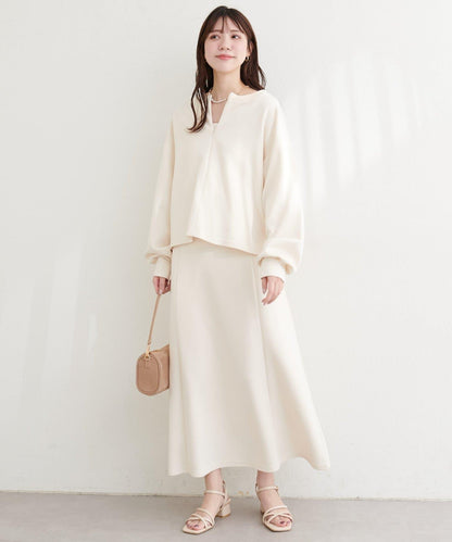 〈ako〉 A字版型 空氣層半身裙