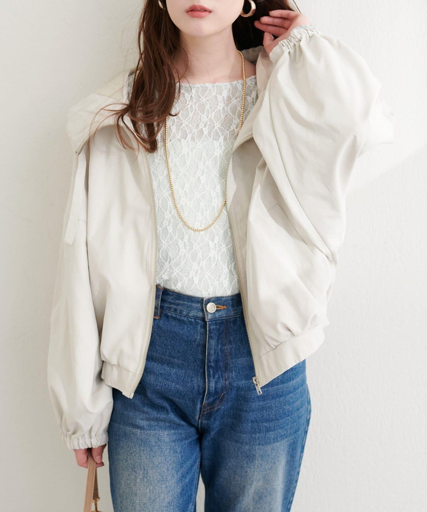 連帽短款山系夾克