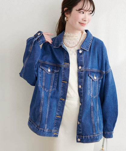 寬鬆版型 牛仔外套
