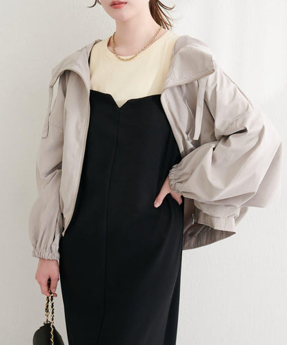 連帽短款山系夾克