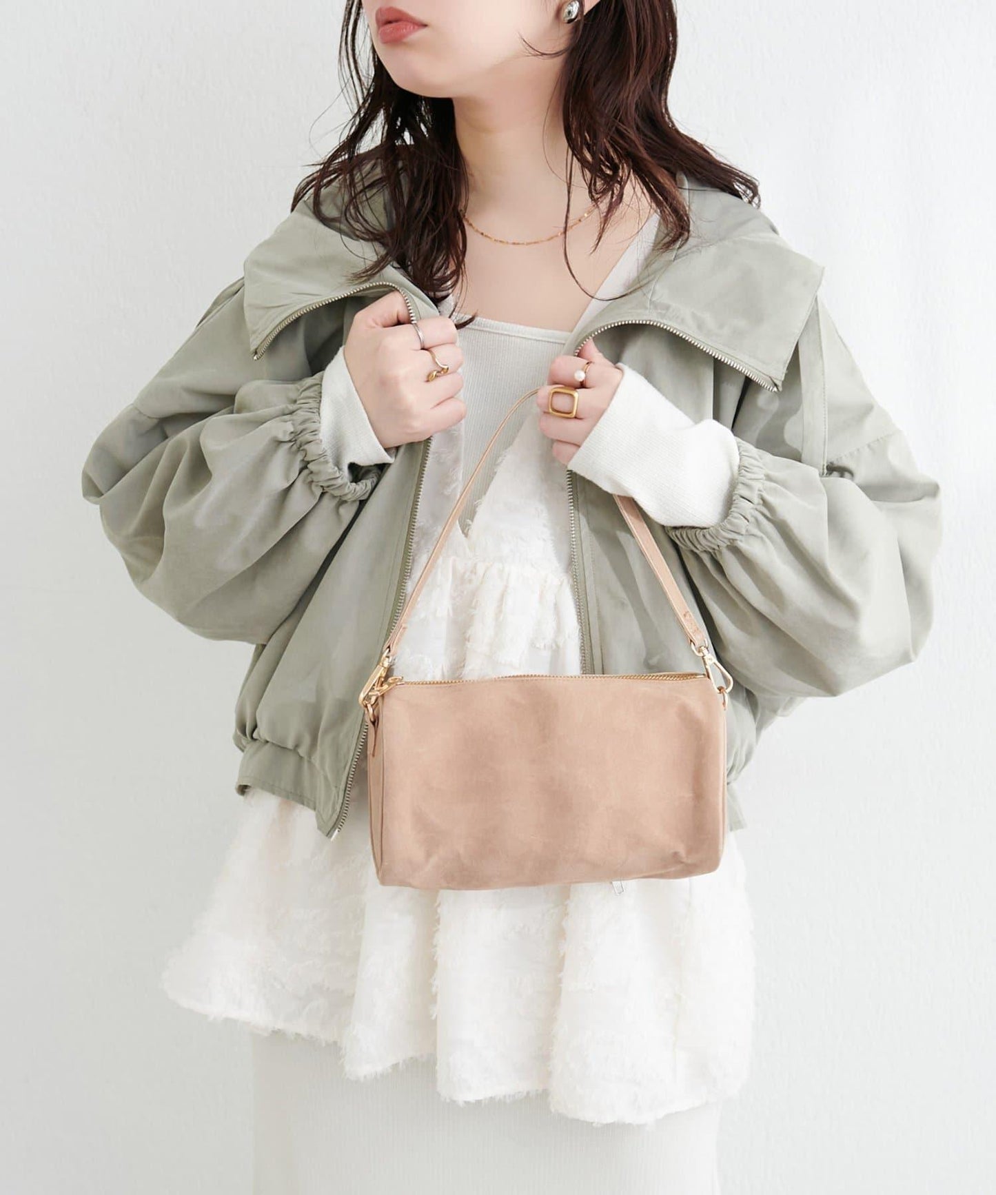 連帽短款山系夾克