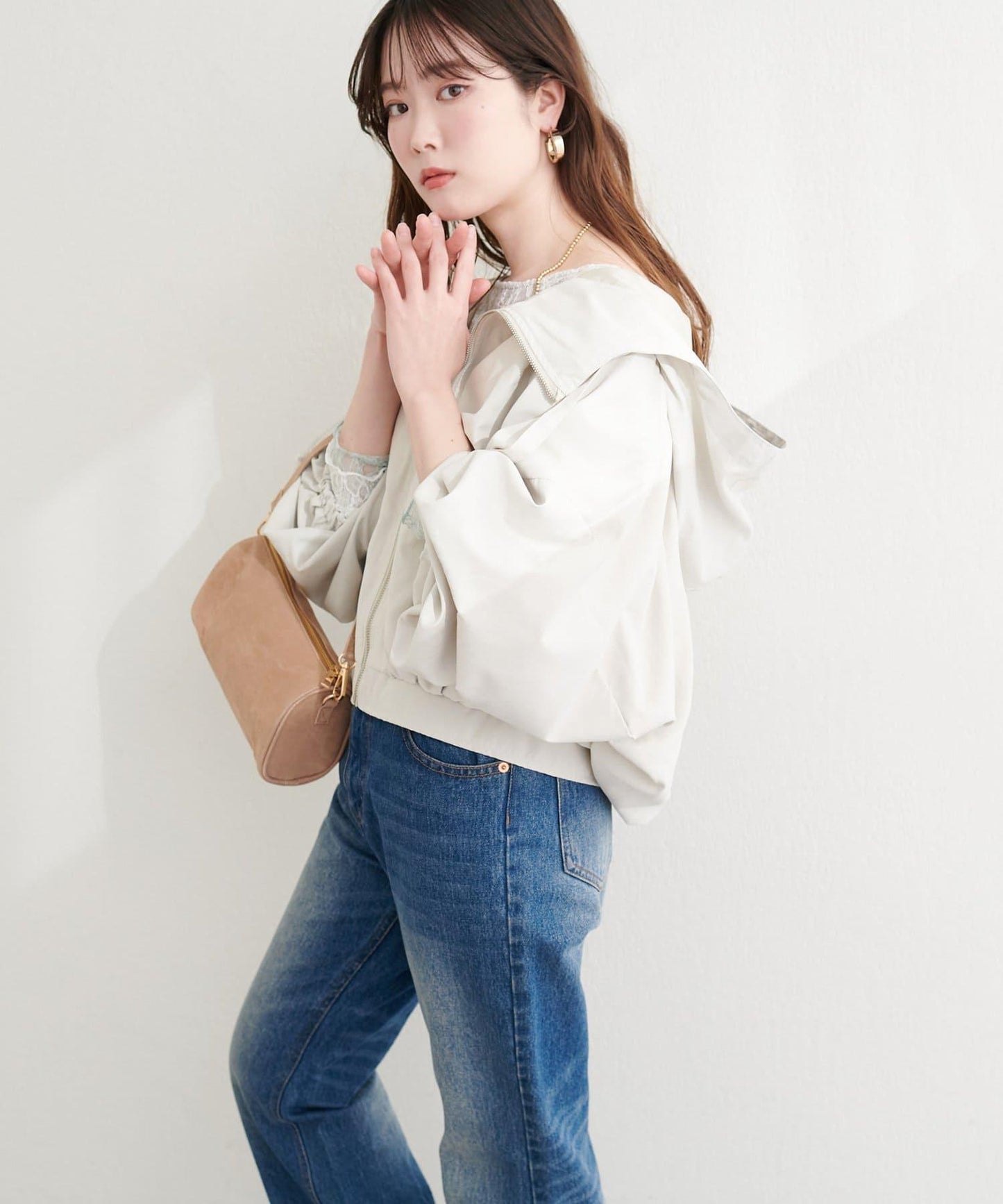 連帽短款山系夾克