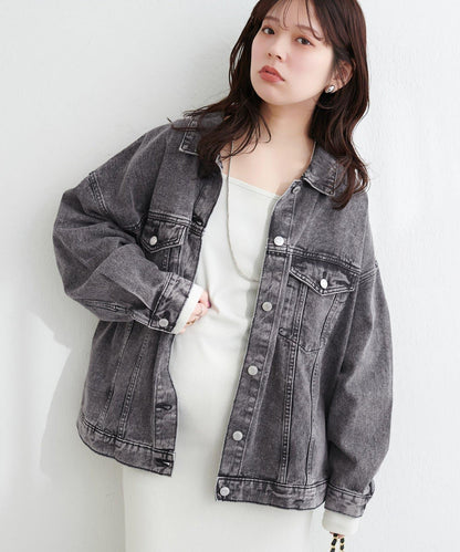 寬鬆版型 牛仔外套