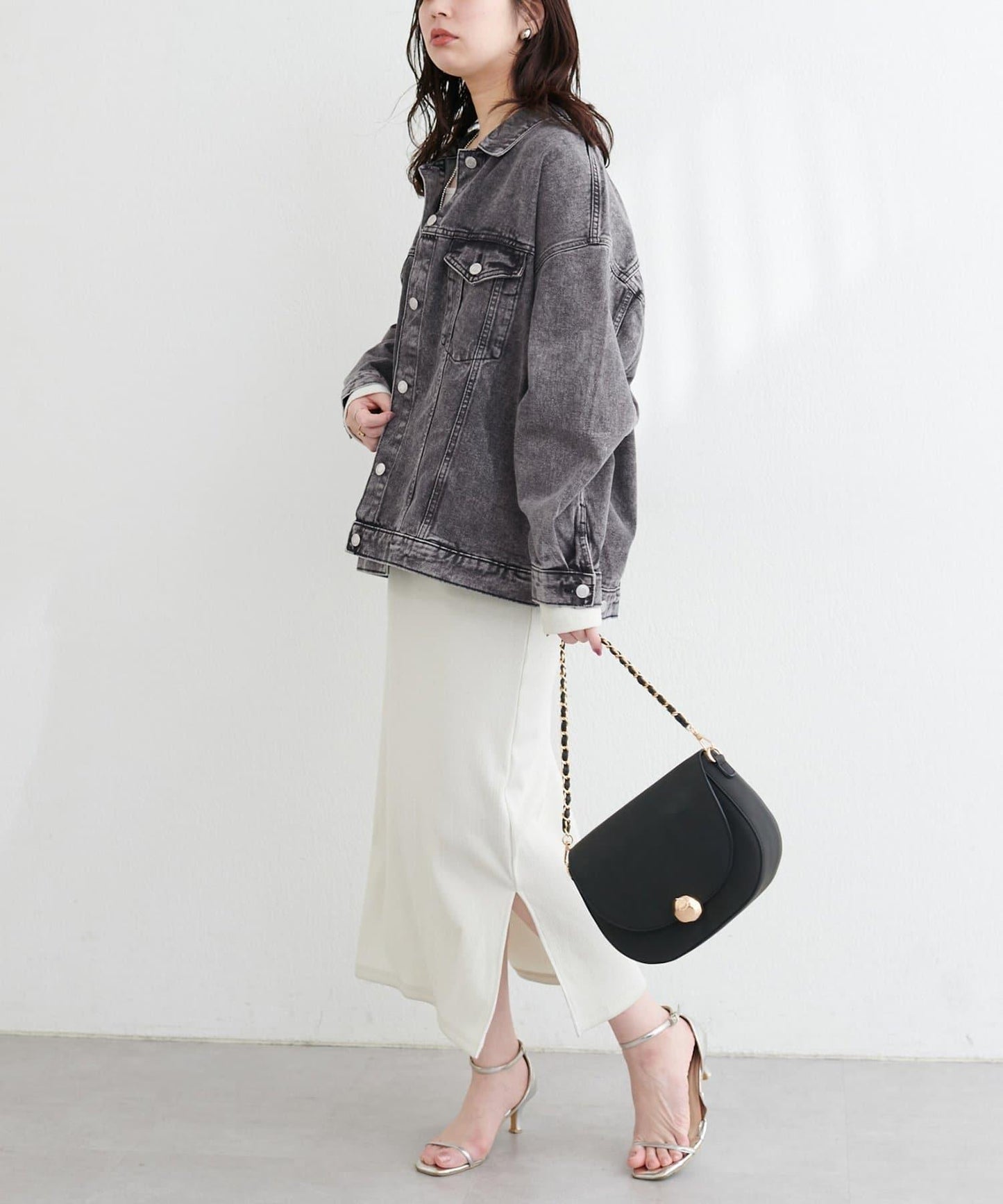 寬鬆版型 牛仔外套