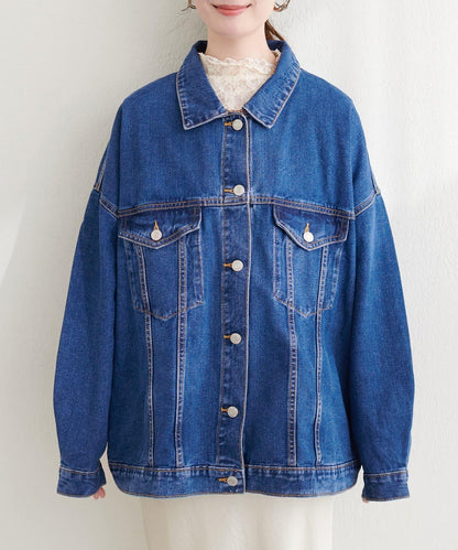 寬鬆版型 牛仔外套
