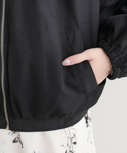 連帽短款山系夾克