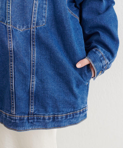 寬鬆版型 牛仔外套