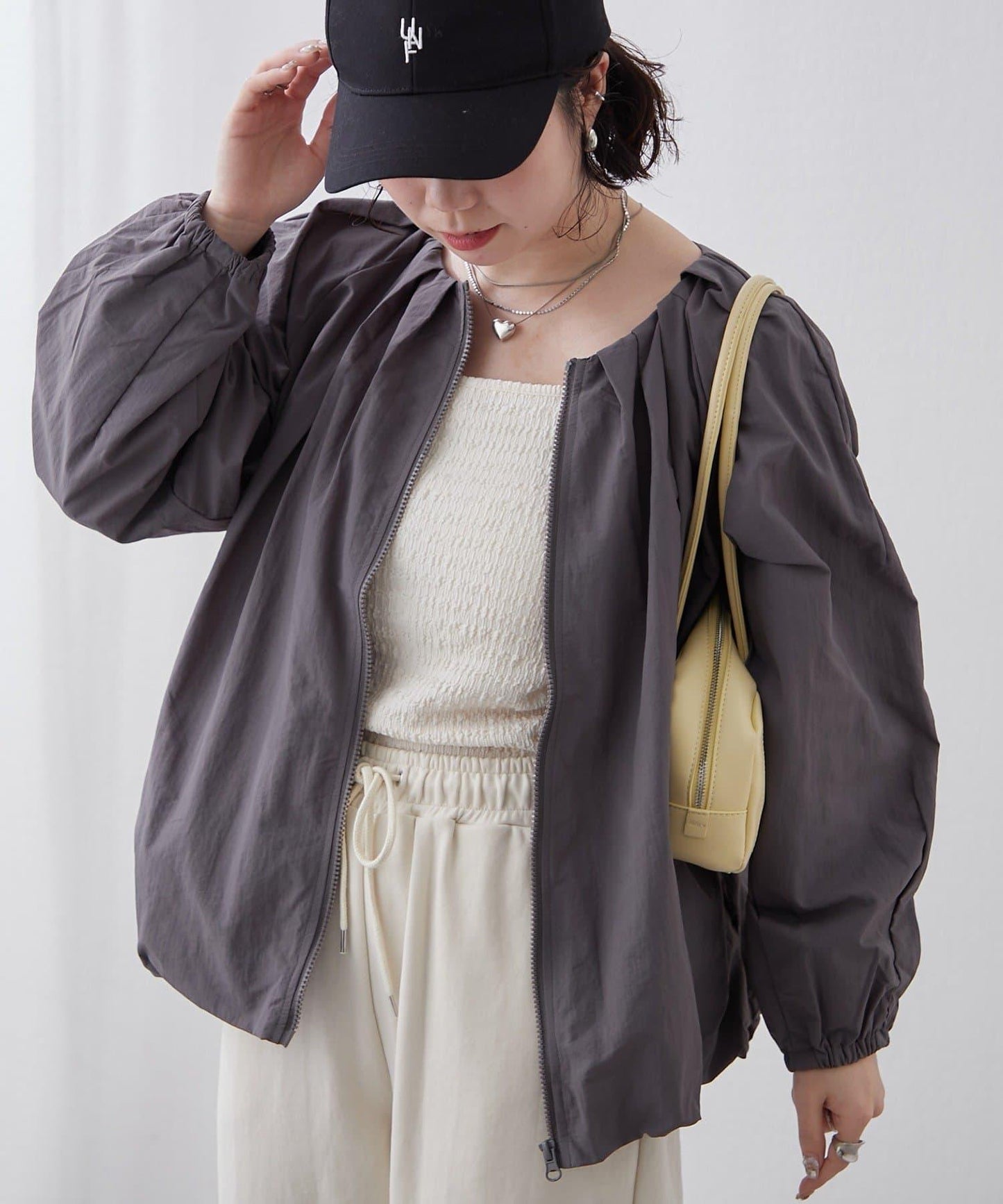 蓬鬆廓形 褶襉泡泡設計 夾克