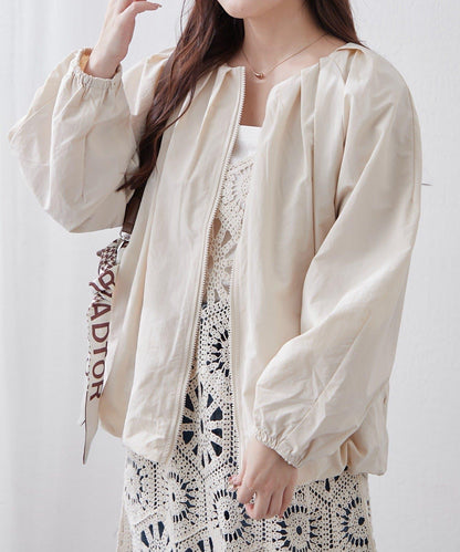 蓬鬆廓形 褶襉泡泡設計 夾克