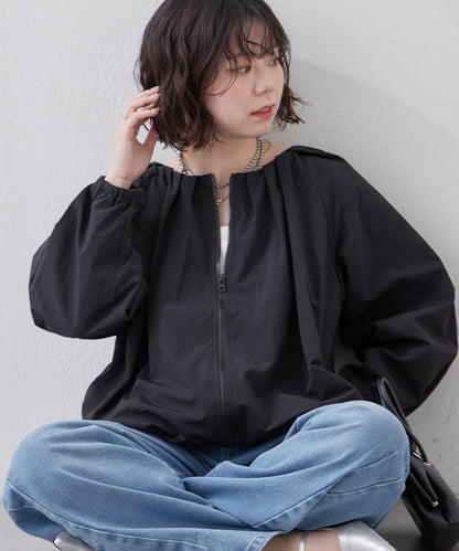 蓬鬆廓形 褶襉泡泡設計 夾克