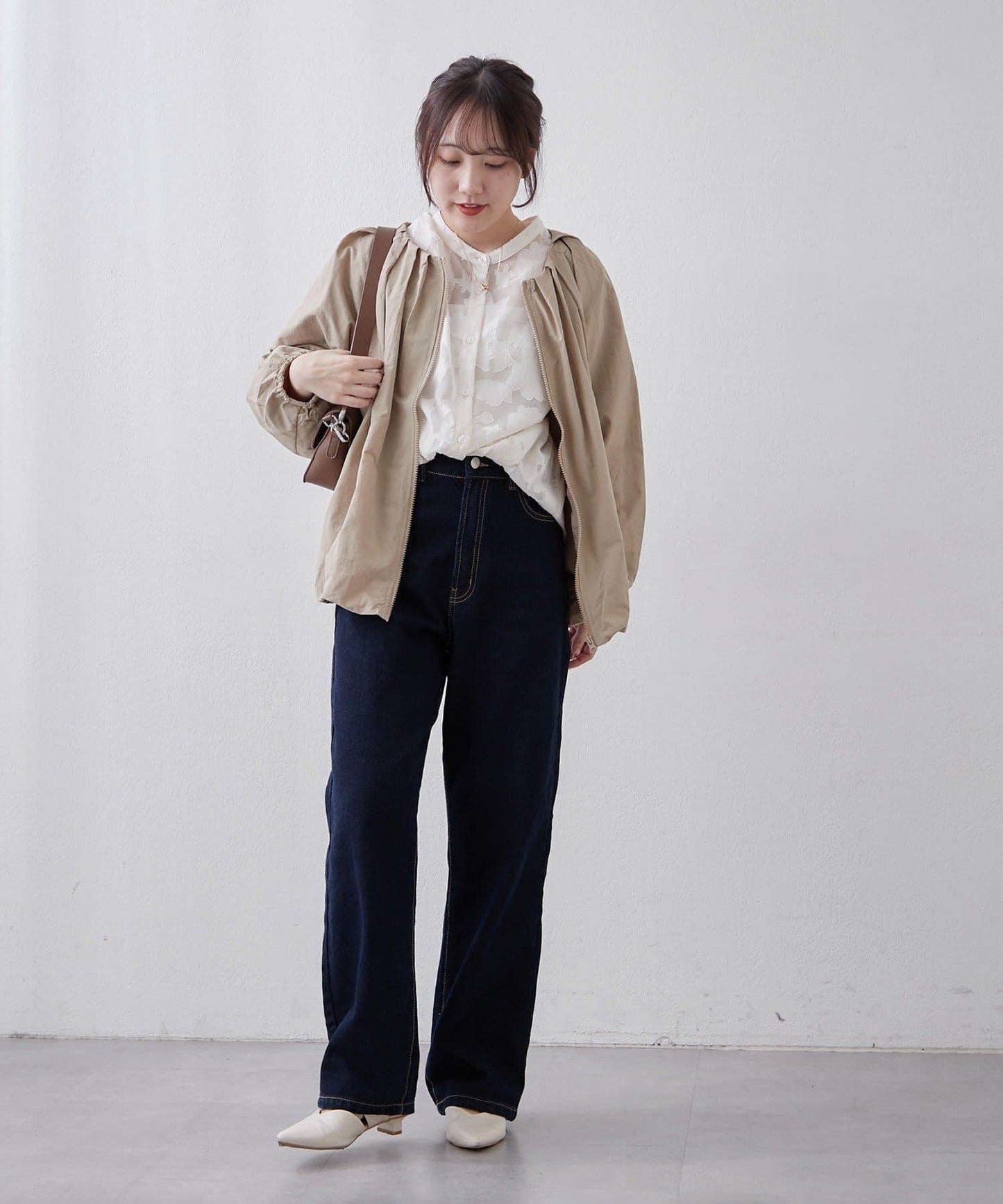 蓬鬆廓形 褶襉泡泡設計 夾克