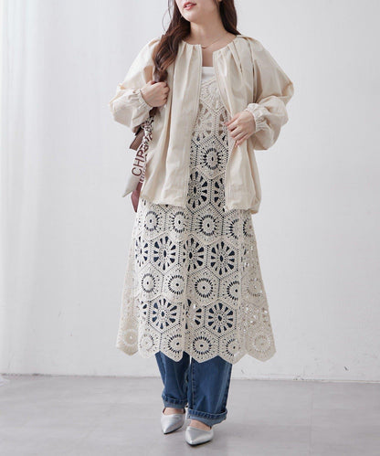 蓬鬆廓形 褶襉泡泡設計 夾克