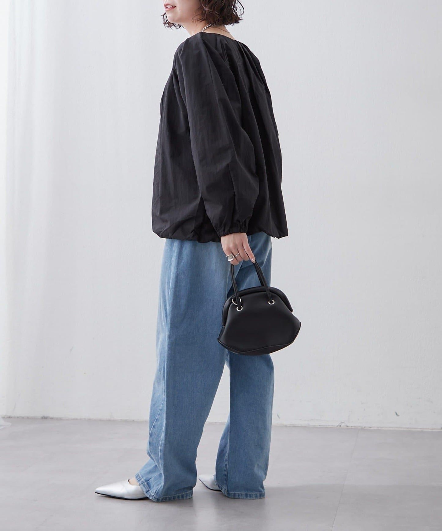 蓬鬆廓形 褶襉泡泡設計 夾克