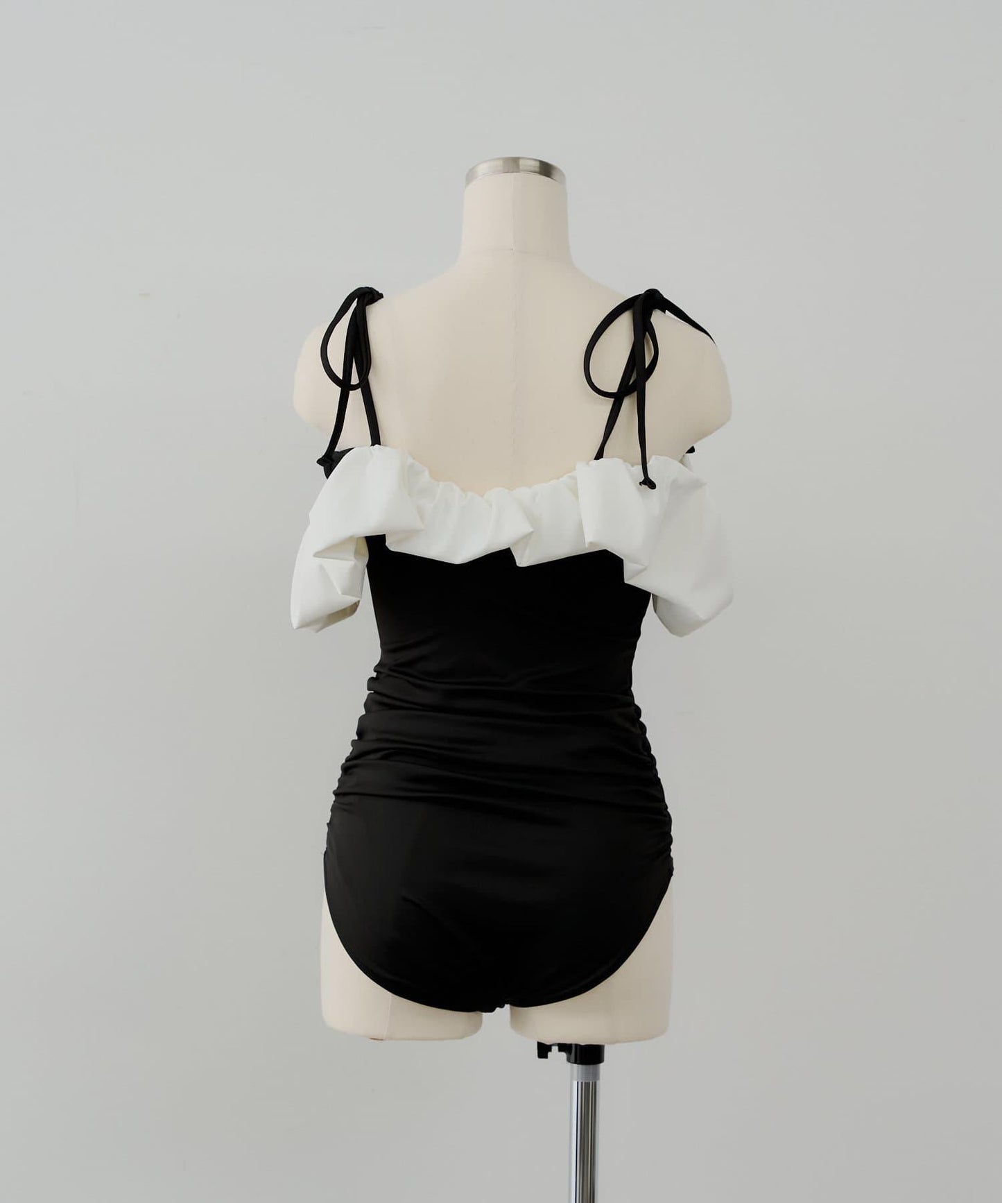 Chico 泡泡一字肩連衣裙