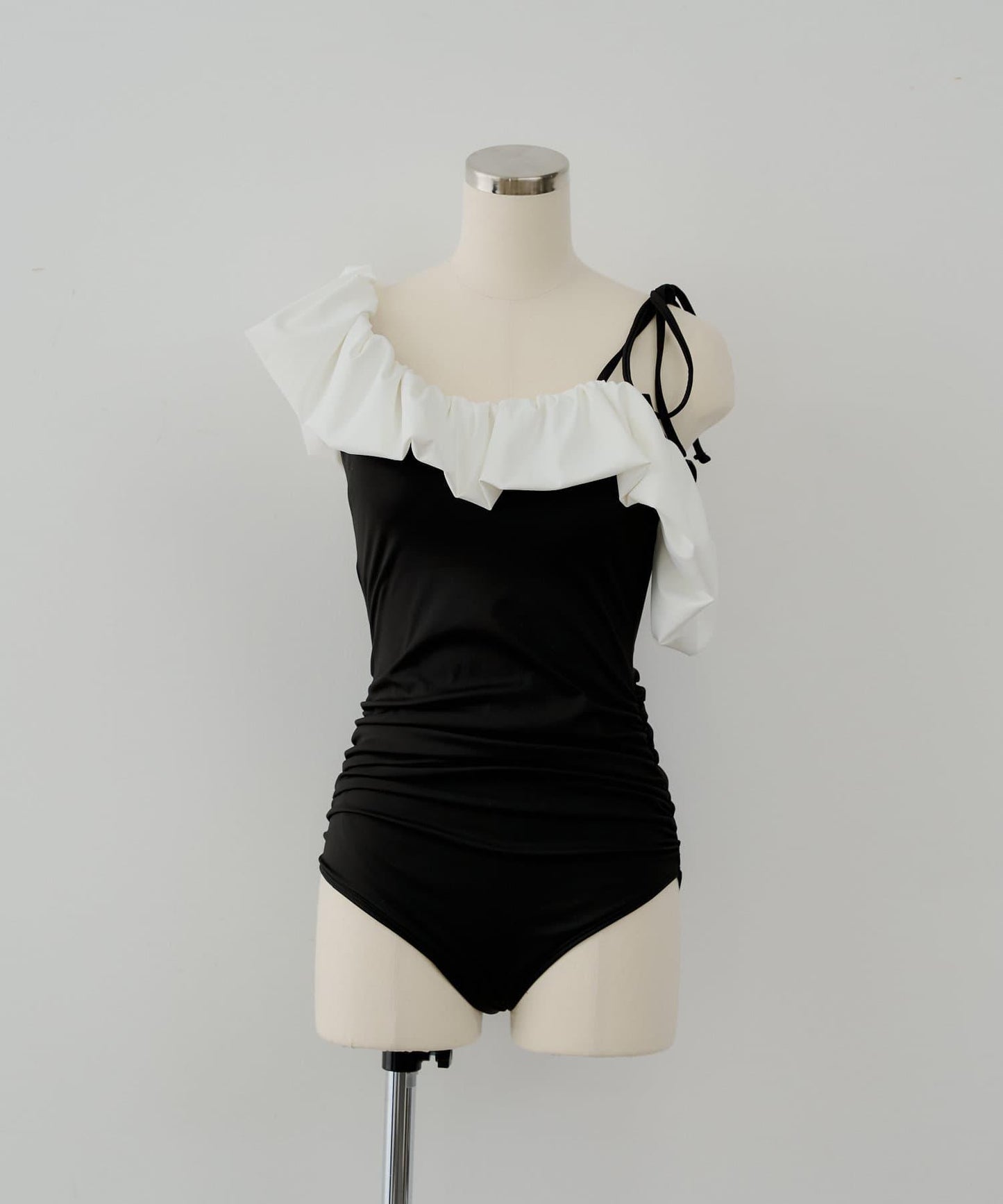 Chico 泡泡一字肩連衣裙