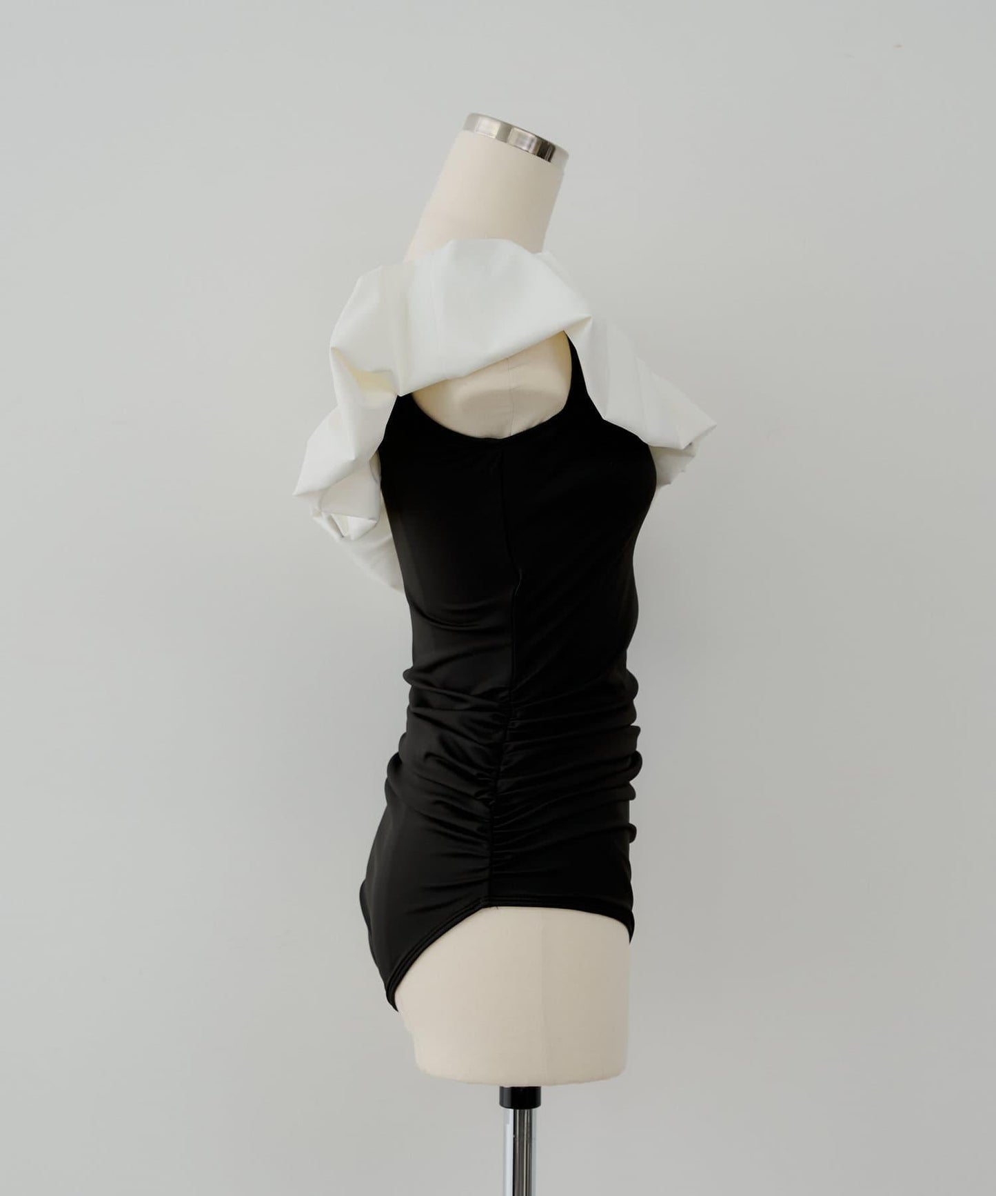 Chico 泡泡一字肩連衣裙